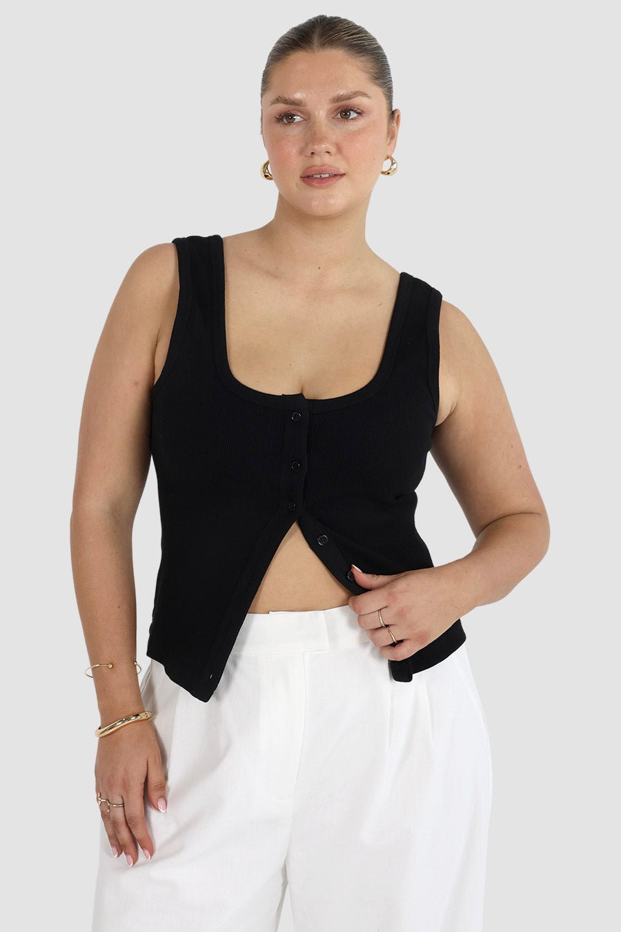 BECKER TOP BLACK - Fayt The Label