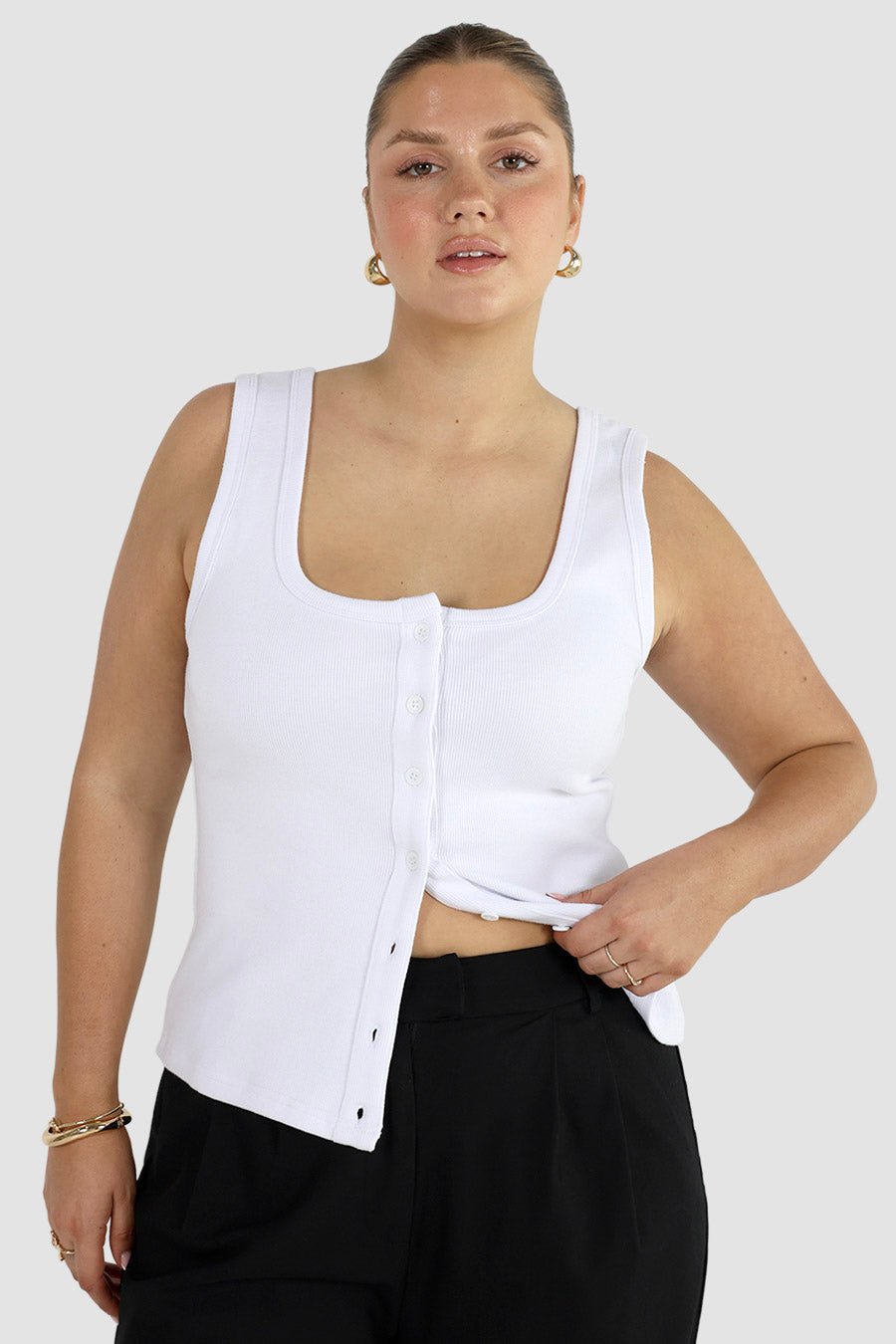 BECKER TOP WHITE - Fayt The Label