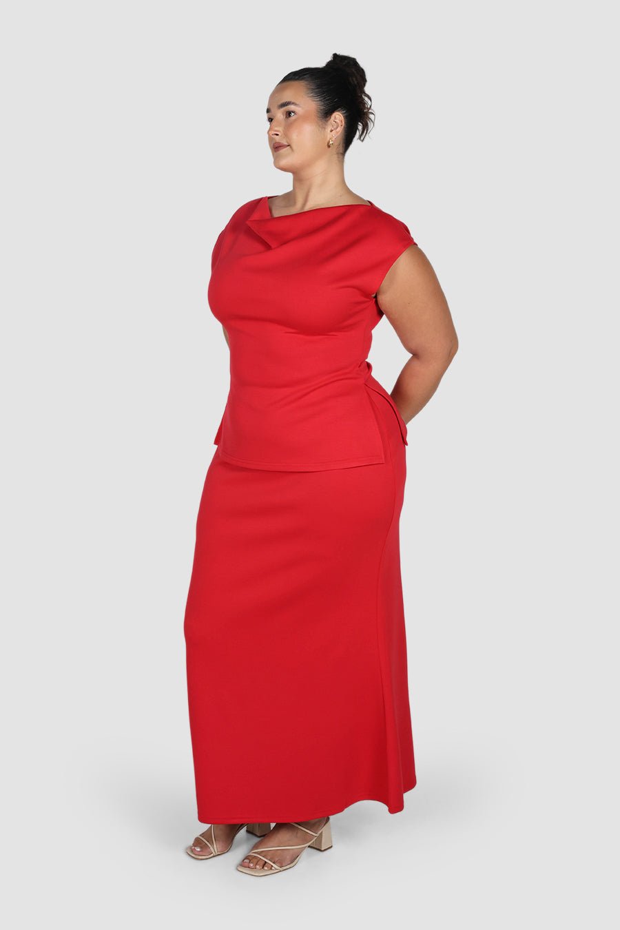 CALAIS SKIRT RED - Fayt The Label