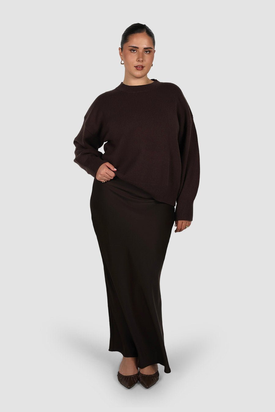CELENE SKIRT CHOCOLATE - Fayt The Label