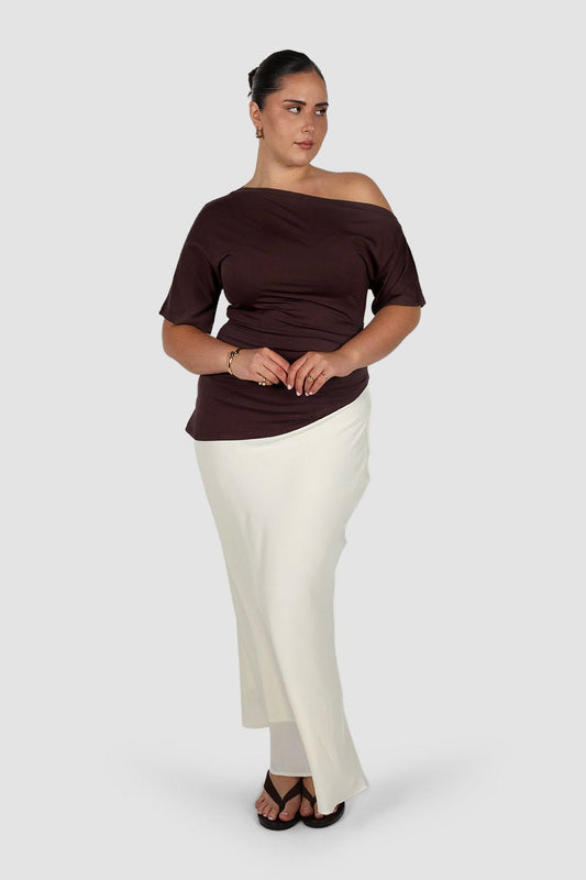 CELENE SKIRT IVORY - Fayt The Label