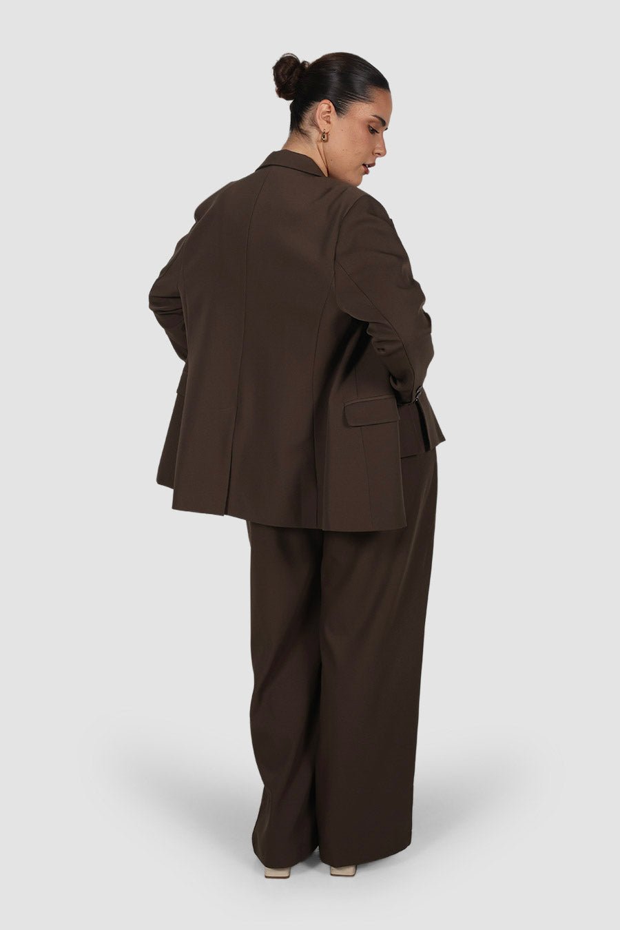 DOWNTOWN PANT CHOCOLATE - Fayt The Label