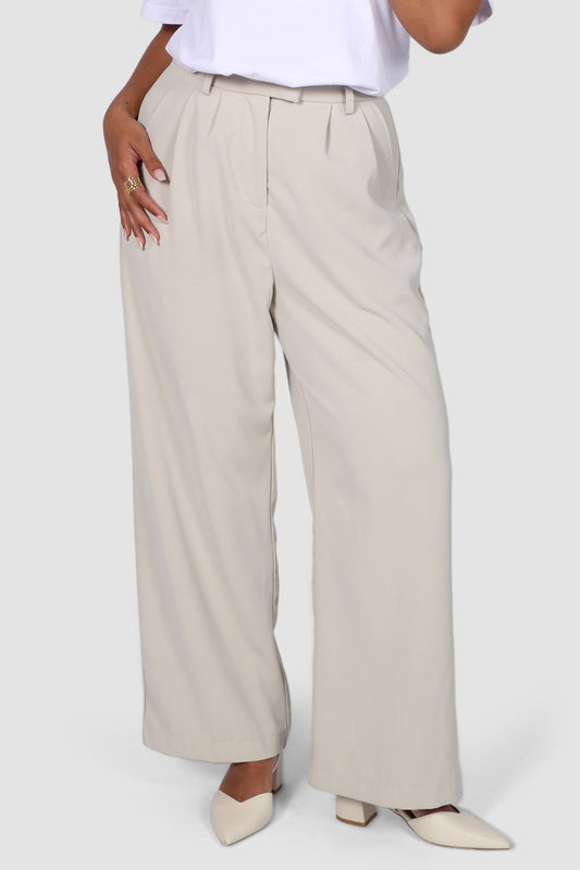 DOWNTOWN PANT ECRU - Fayt The Label