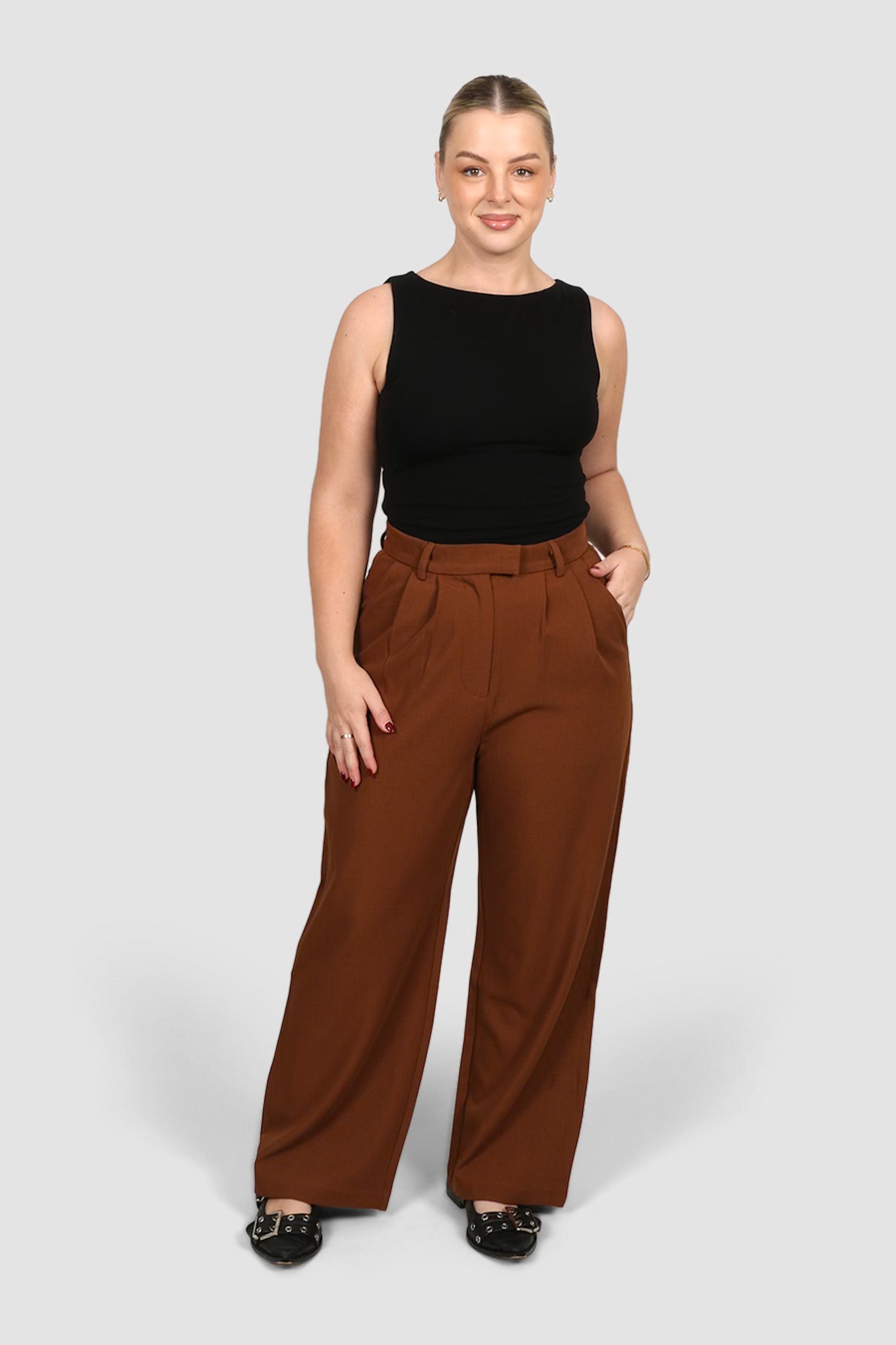 DOWNTOWN PANT RUST - Fayt The Label