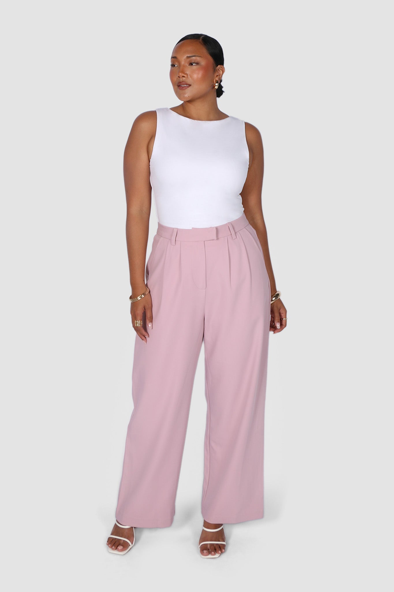 DOWNTOWN PANT SOFT MUSK - Fayt The Label