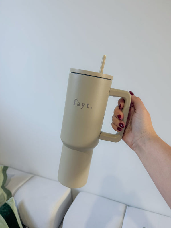 FAYT HYDRA TUMBLER BEIGE - Fayt The Label