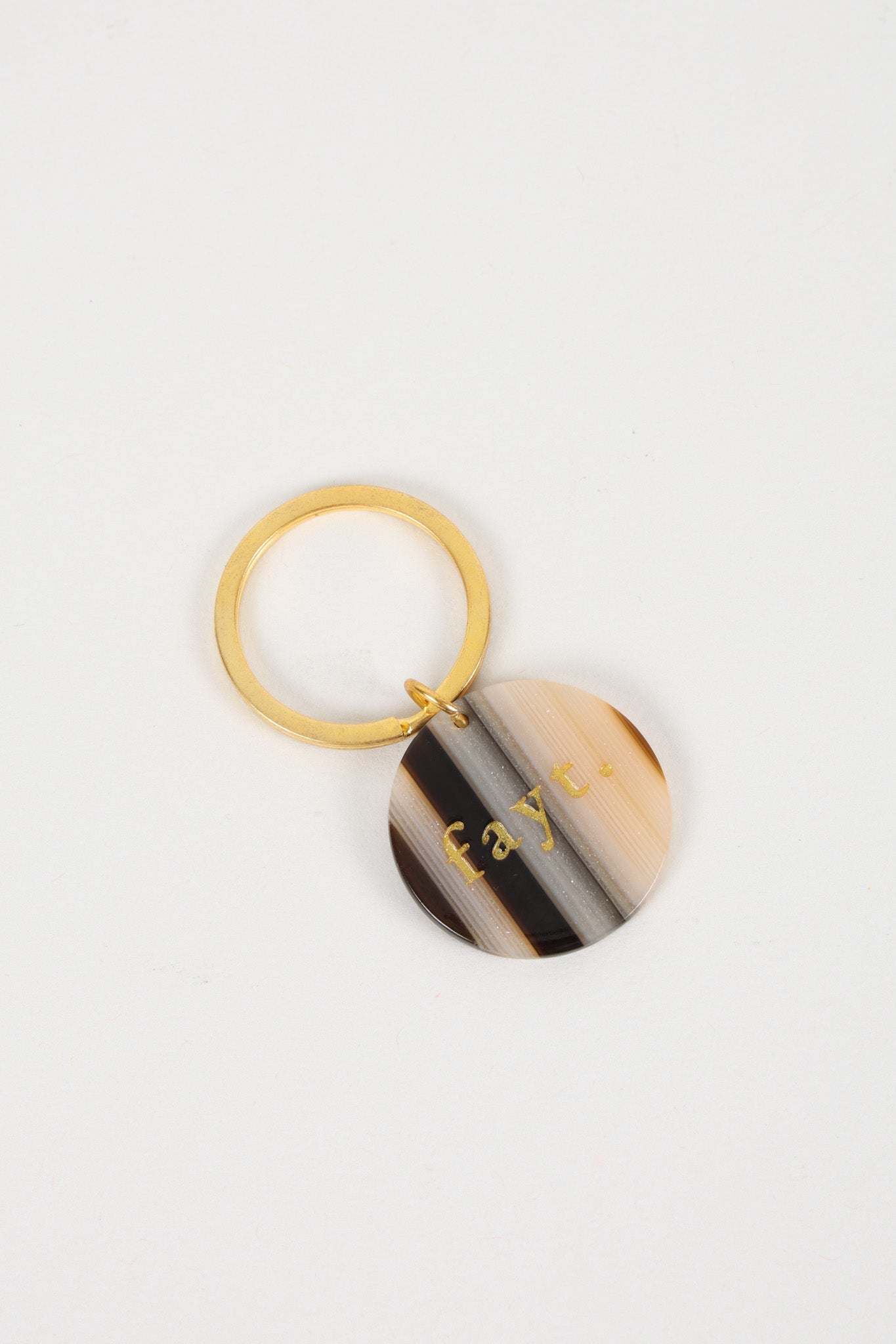 FAYT KEYRING STRIPE TORT - Fayt The Label