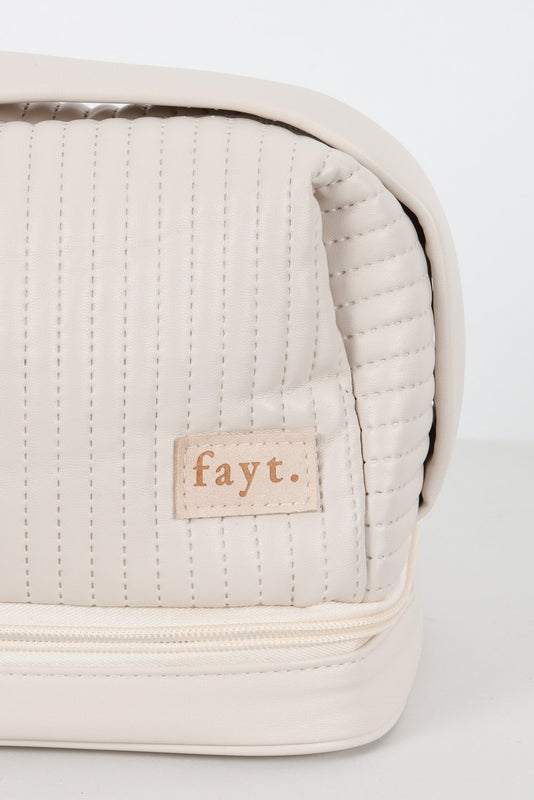 FAYT MAKEUP BAG CREAM - Fayt The Label