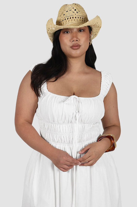 FAYT STRAW HAT BEIGE - Fayt The Label