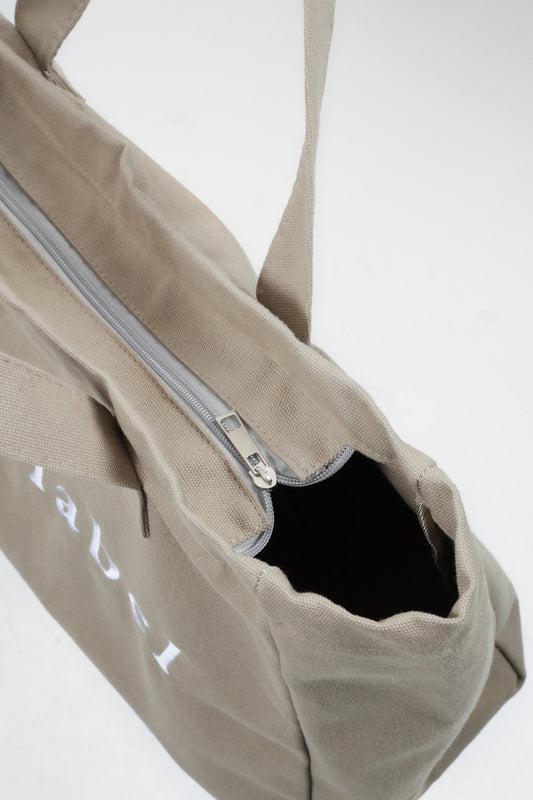 FAYT TOTE BAG KHAKI LARGE - Fayt The Label