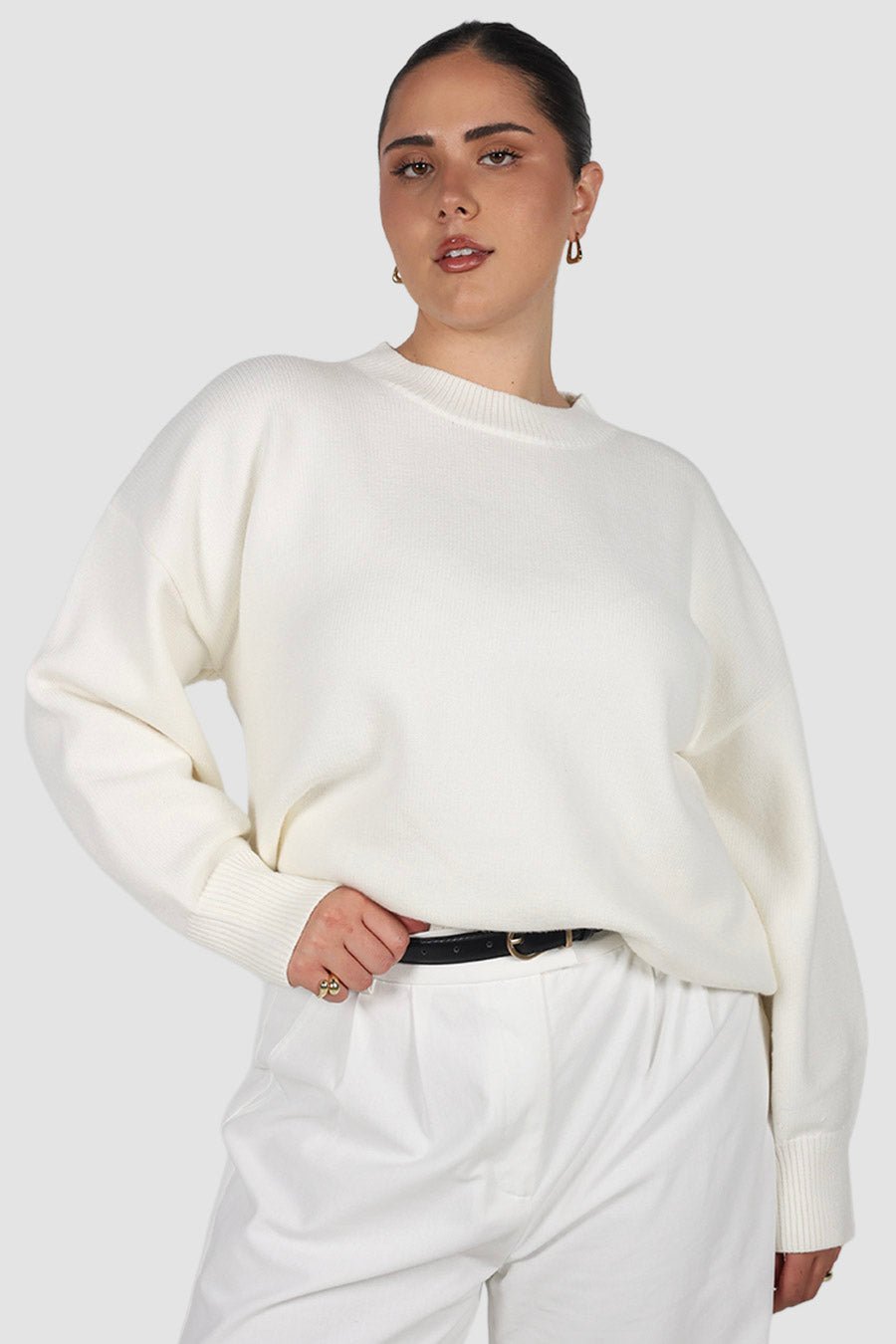 HARPER KNIT WHITE - Fayt The Label