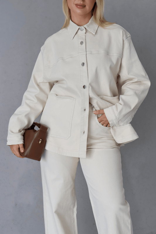 HARRINGTON JACKET CREAM - Fayt The Label