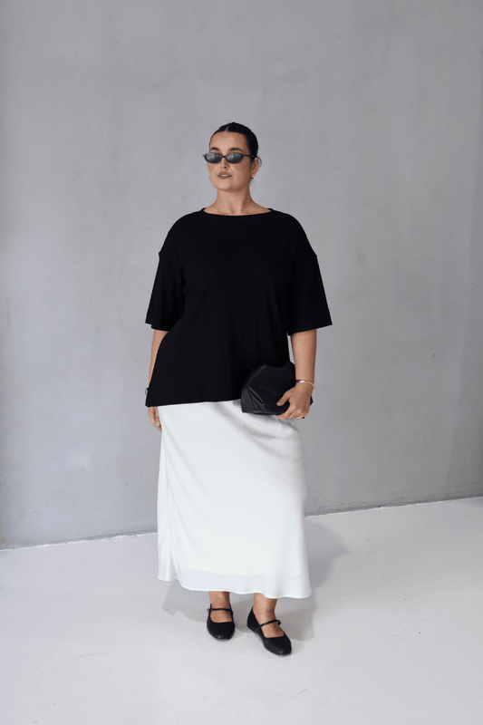 HAVEN OVERSIZED TEE BLACK - Fayt The Label