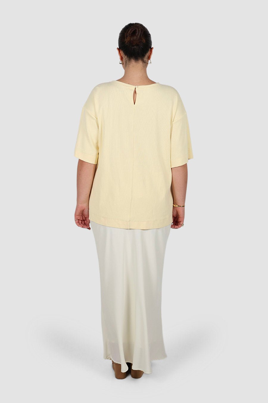 HAVEN OVERSIZED TEE BUTTER - Fayt The Label
