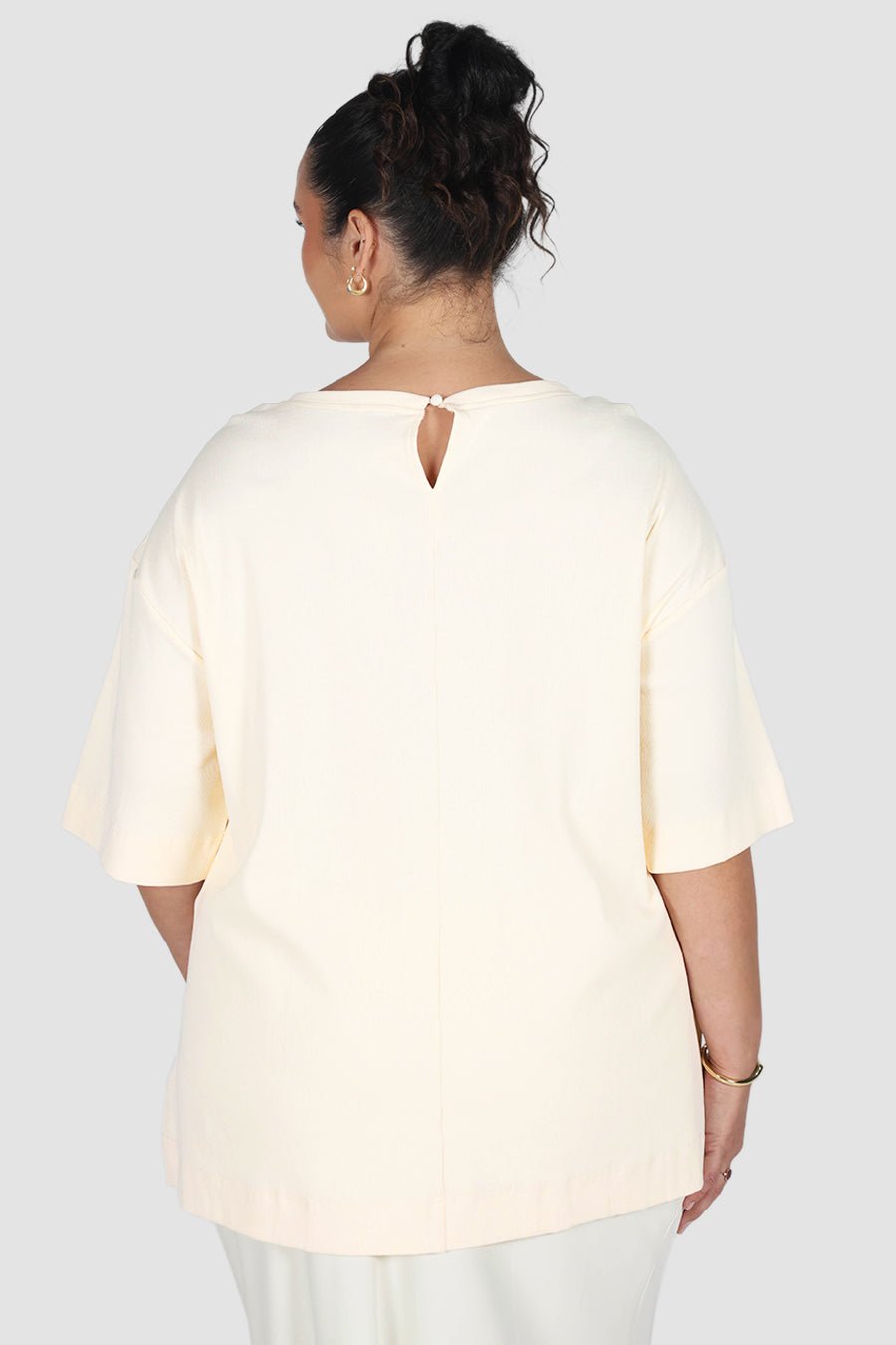 HAVEN OVERSIZED TEE MILK - Fayt The Label