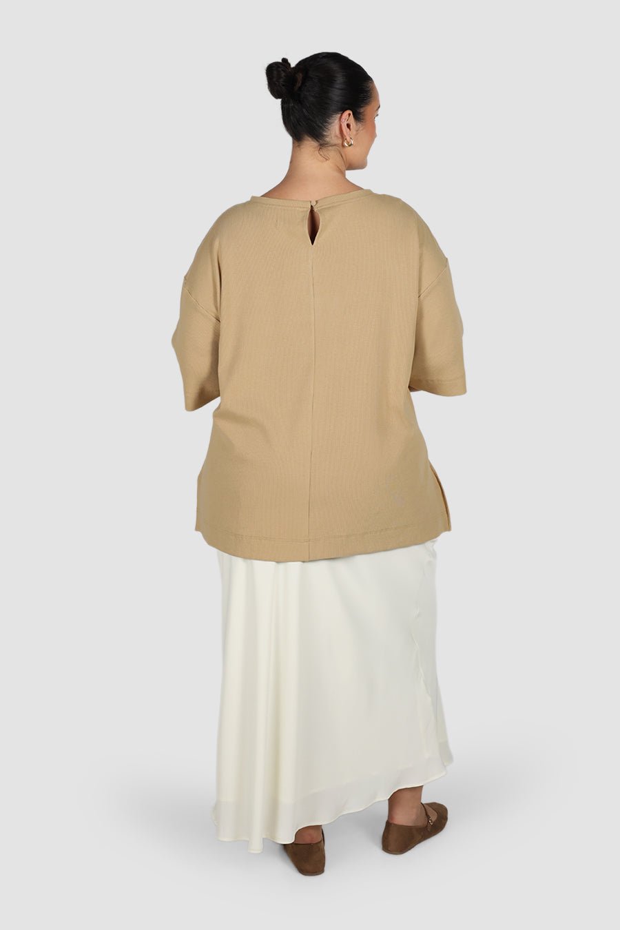 HAVEN OVERSIZED TEE NEUTRAL - Fayt The Label