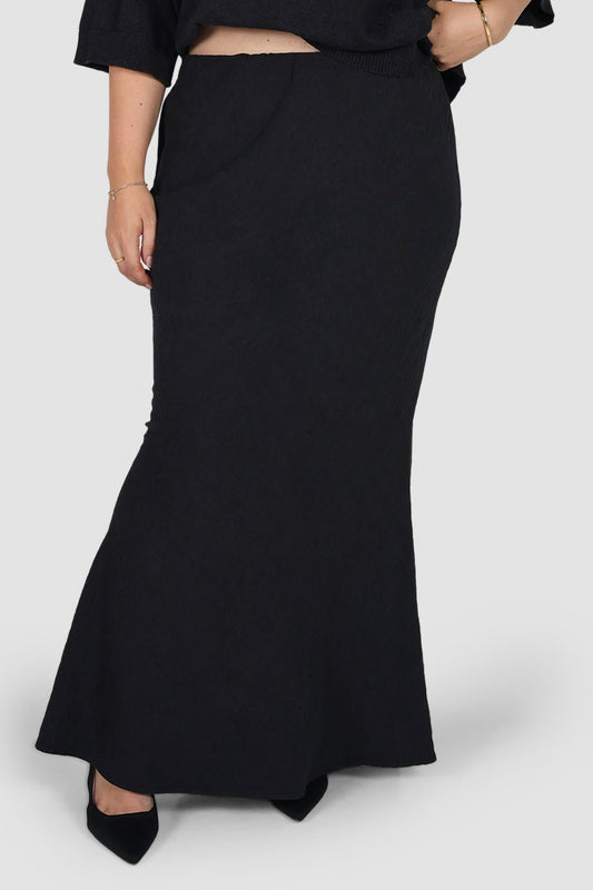 INDI SKIRT CHARCOAL - Fayt The Label