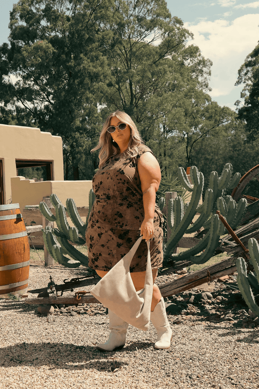 IVIE TOP SEPIA PETAL - Fayt The Label