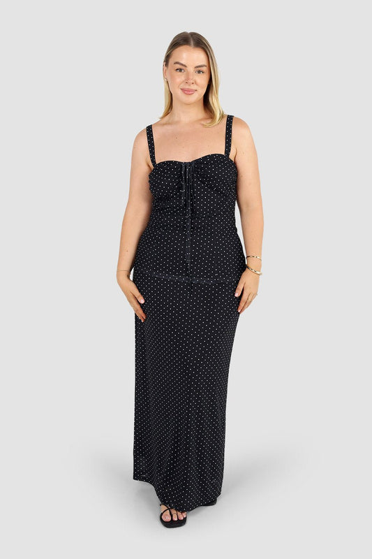 KIKI TOP BLACK SPOT - Fayt The Label