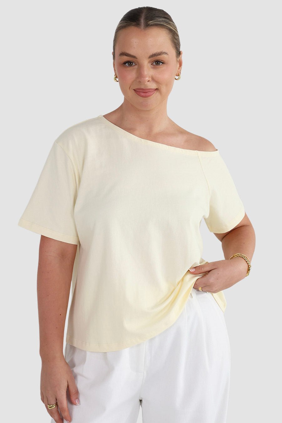 KNOX TEE SOFT BUTTER - Fayt The Label