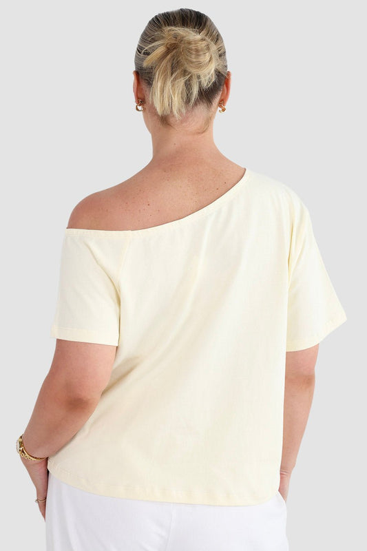 KNOX TEE SOFT BUTTER - Fayt The Label