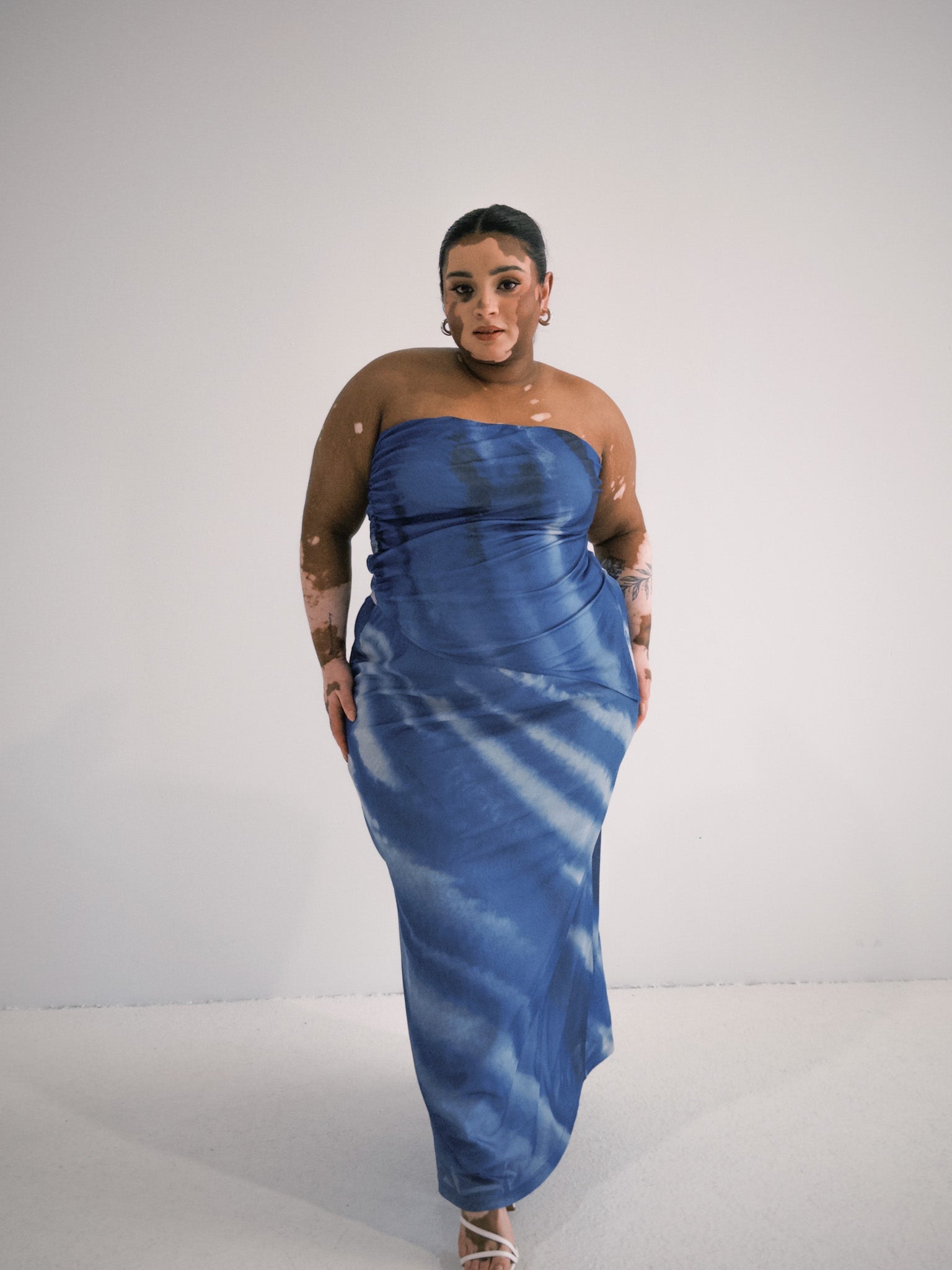 LALITA MAXI SKIRT AZURE WASH - Fayt The Label