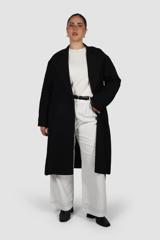 LENNOX TRENCH BLACK - Fayt The Label