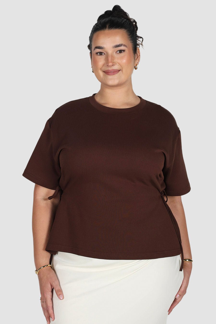 LEVI CINCH TEE ESPRESSO - Fayt The Label