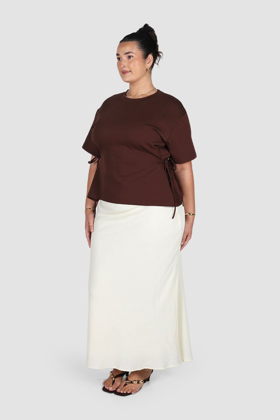 LEVI CINCH TEE ESPRESSO - Fayt The Label