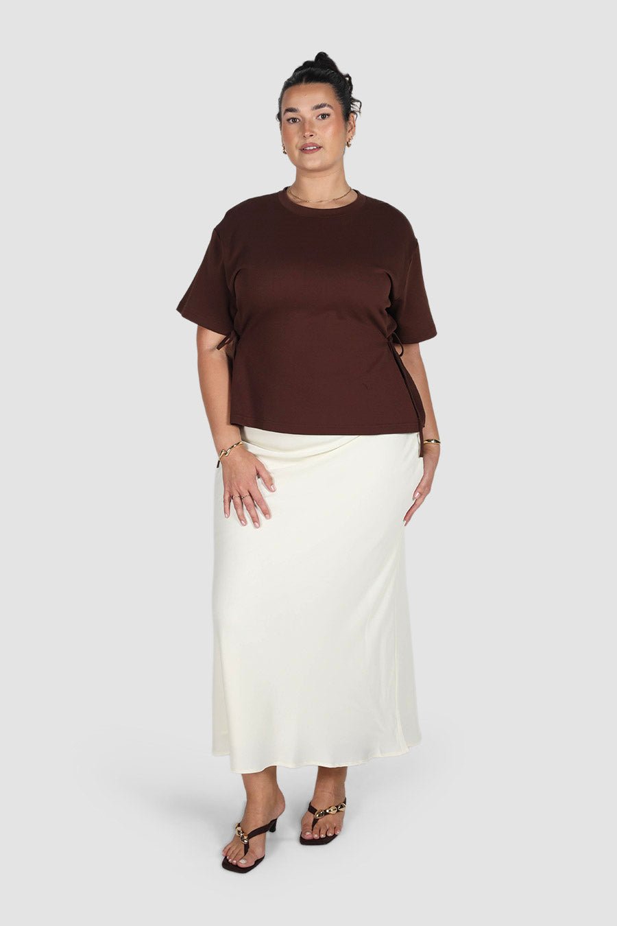 LEVI CINCH TEE ESPRESSO - Fayt The Label