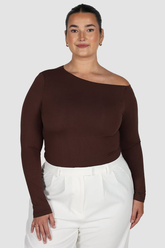 LULA TOP CHOCOLATE - Fayt The Label