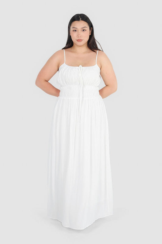 LUNARA MAXI DRESS WHITE - Fayt The Label