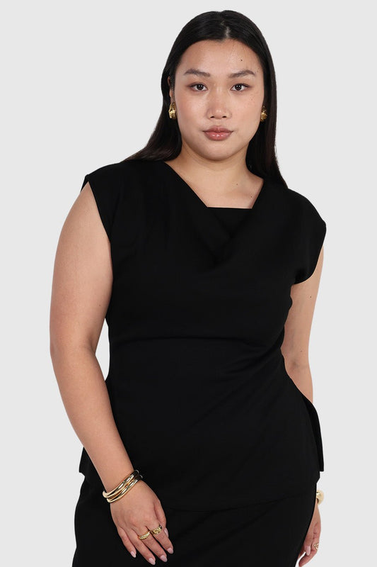 MARGO TOP BLACK - Fayt The Label