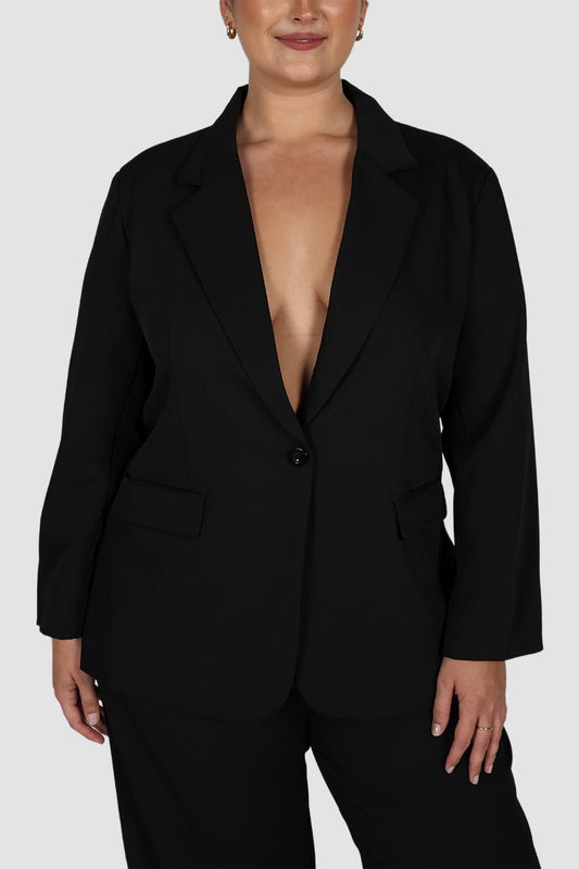 PORSCHA BLAZER BLACK - Fayt The Label