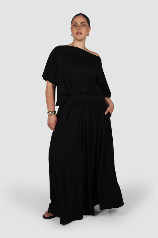 REIGN SKIRT BLACK - Fayt The Label