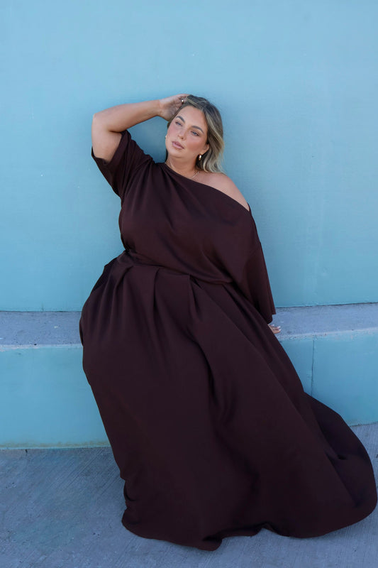 REIGN SKIRT ESPRESSO - Fayt The Label