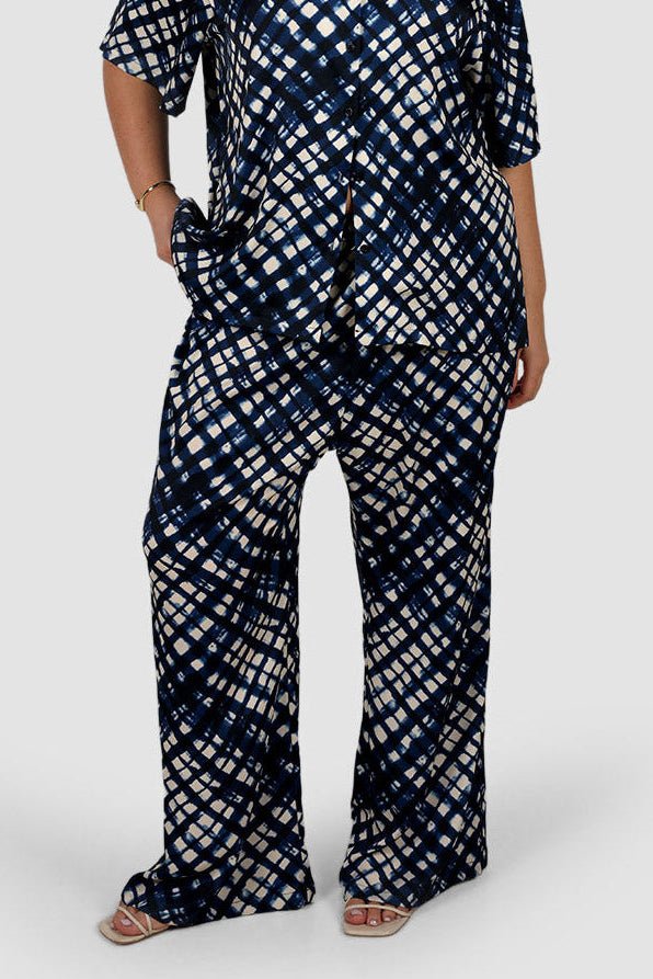 RUNE PANT MIDNIGHT LATTICE - Fayt The Label