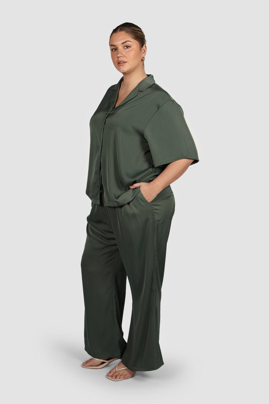 RUNE PANTS GREEN - Fayt The Label