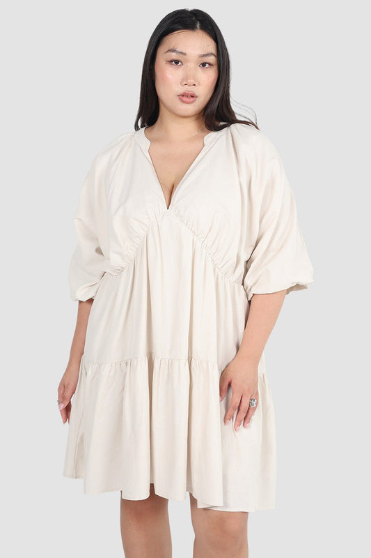 SALORA DRESS NEUTRAL - Fayt The Label