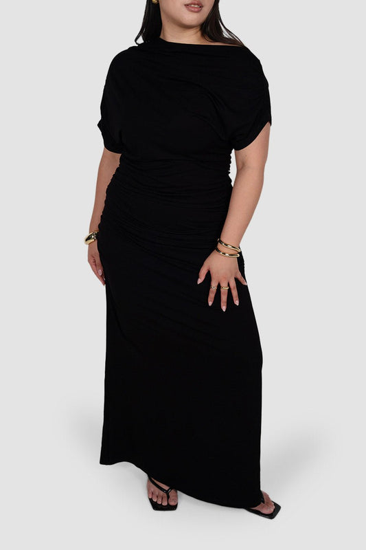 SLOANE DRESS BLACK - Fayt The Label