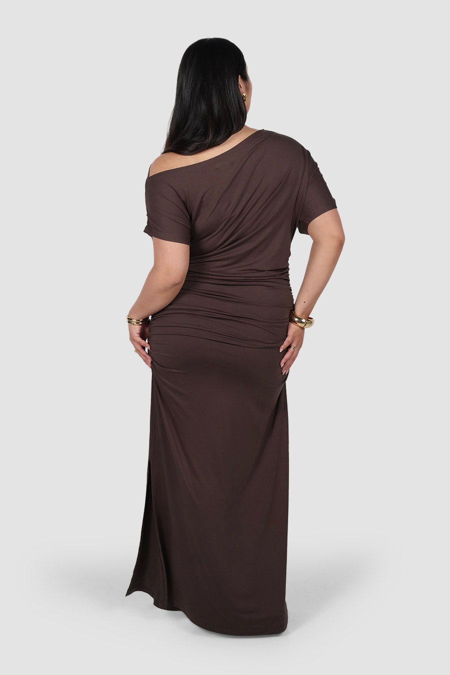 SLOANE DRESS CHOCOLATE - Fayt The Label