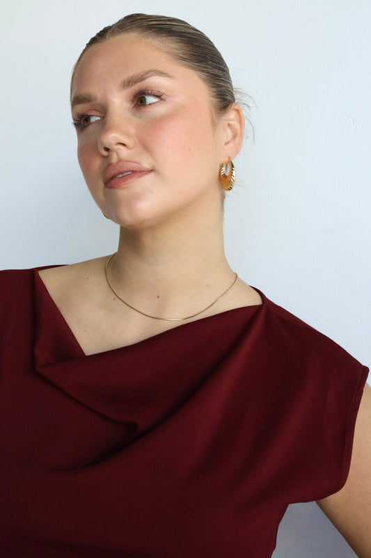 SOLENE EARRINGS GOLD - Fayt The Label