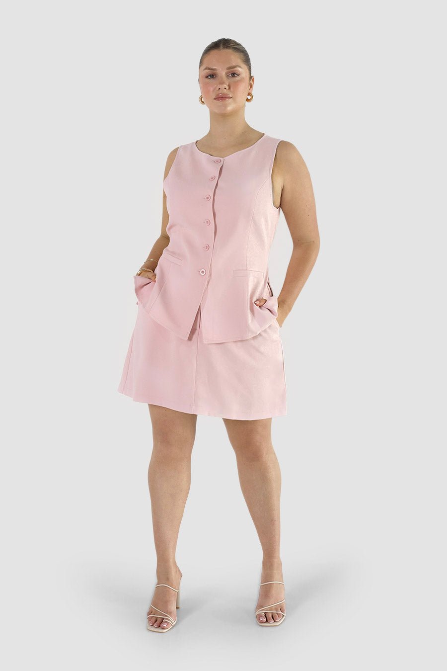 SOREVA SKORT SOFT PINK - Fayt The Label