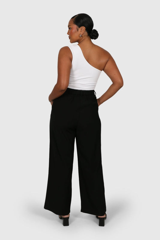 SULLIVAN ONE SHOULDER TOP WHITE - Fayt The Label
