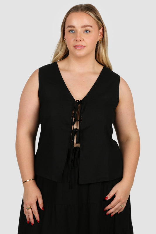 TORBIN TOP BLACK - Fayt The Label
