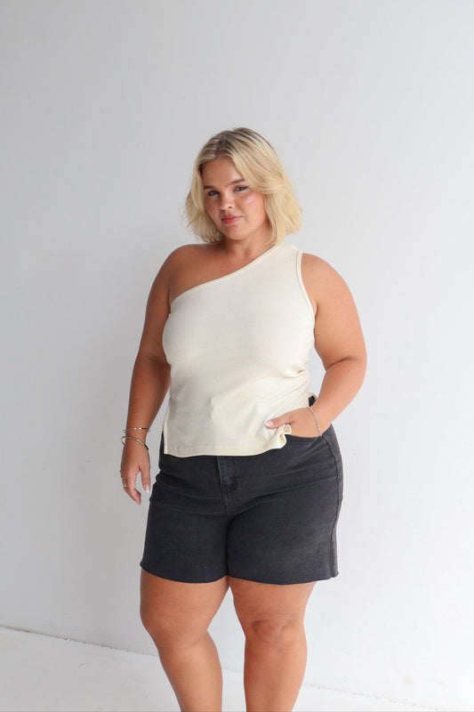 XANTIA KNIT TOP BUTTERCREAM - Fayt The Label