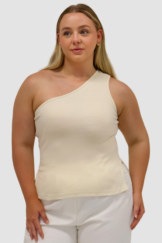 XANTIA KNIT TOP BUTTERCREAM - Fayt The Label